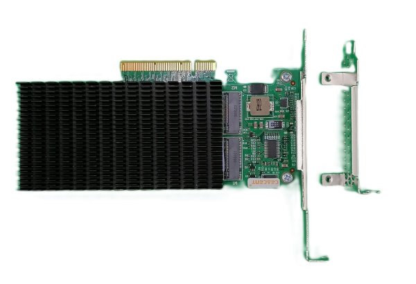 ANM02PE08 NVMe PCIe x8 2 Port M.2 SSD Adapter Controller Erweiterungskarte DUAL