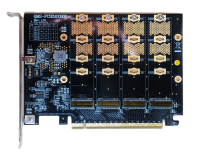 DELOCK PCIe x16 Karte zu 4 x intern NVMe M.2 Key M QM2-PCIE16XB02 Bifurcation