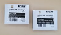 2x Epson SJIC36P-MK / T44C5 / C13T44C540 Tinte matt...